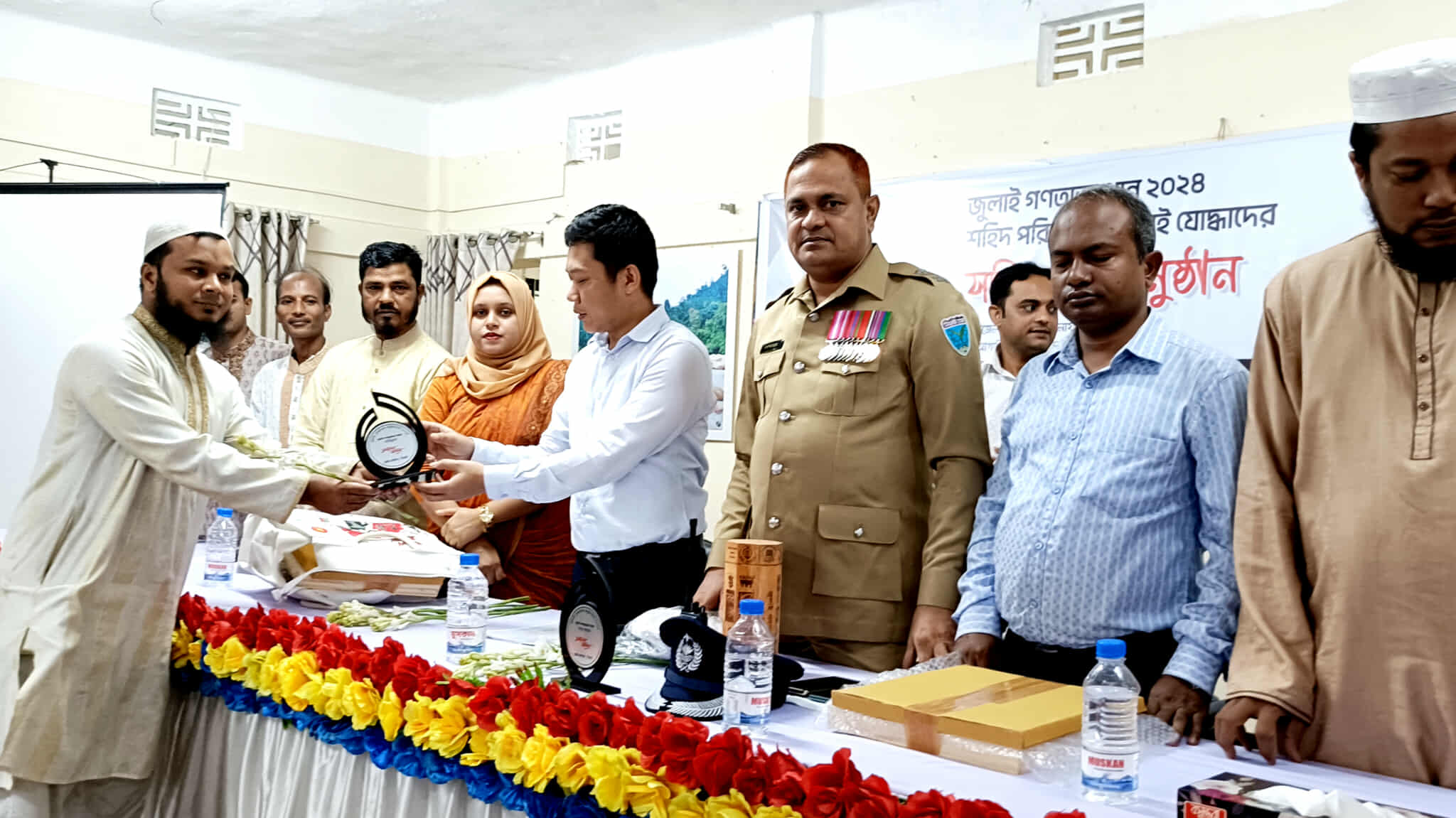 জৈন্তাপুরে জুলাই গণঅভ্যুত্থান ‘২৪ এর শহীদ পরিবার ও জুলাই যোদ্ধাদের সম্মিলন অনুষ্ঠান