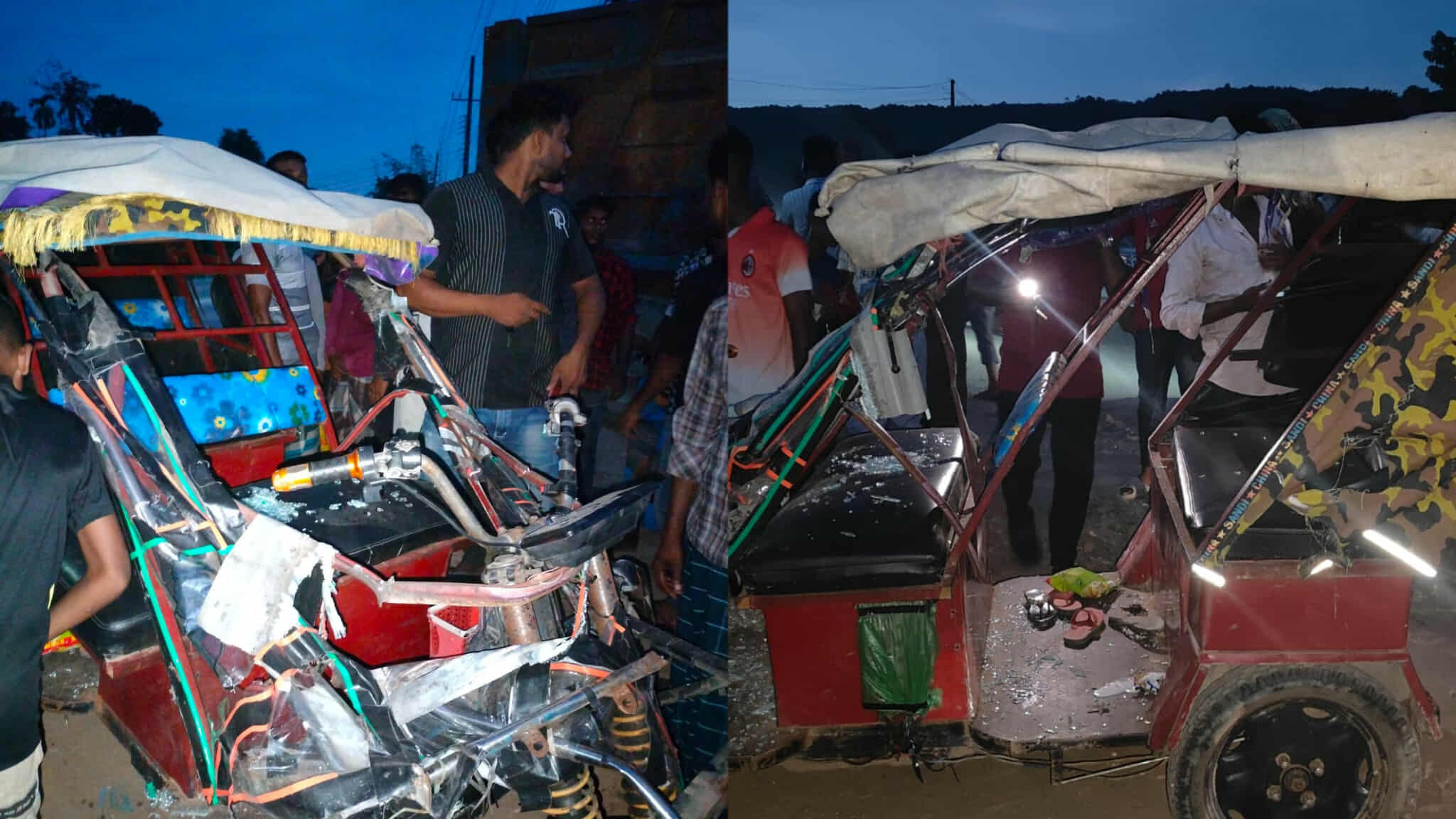 জৈন্তাপুরে ডিআই পিকআপ ইজিবাইক সং’ঘ’র্ষে আ’হ’ত -৩