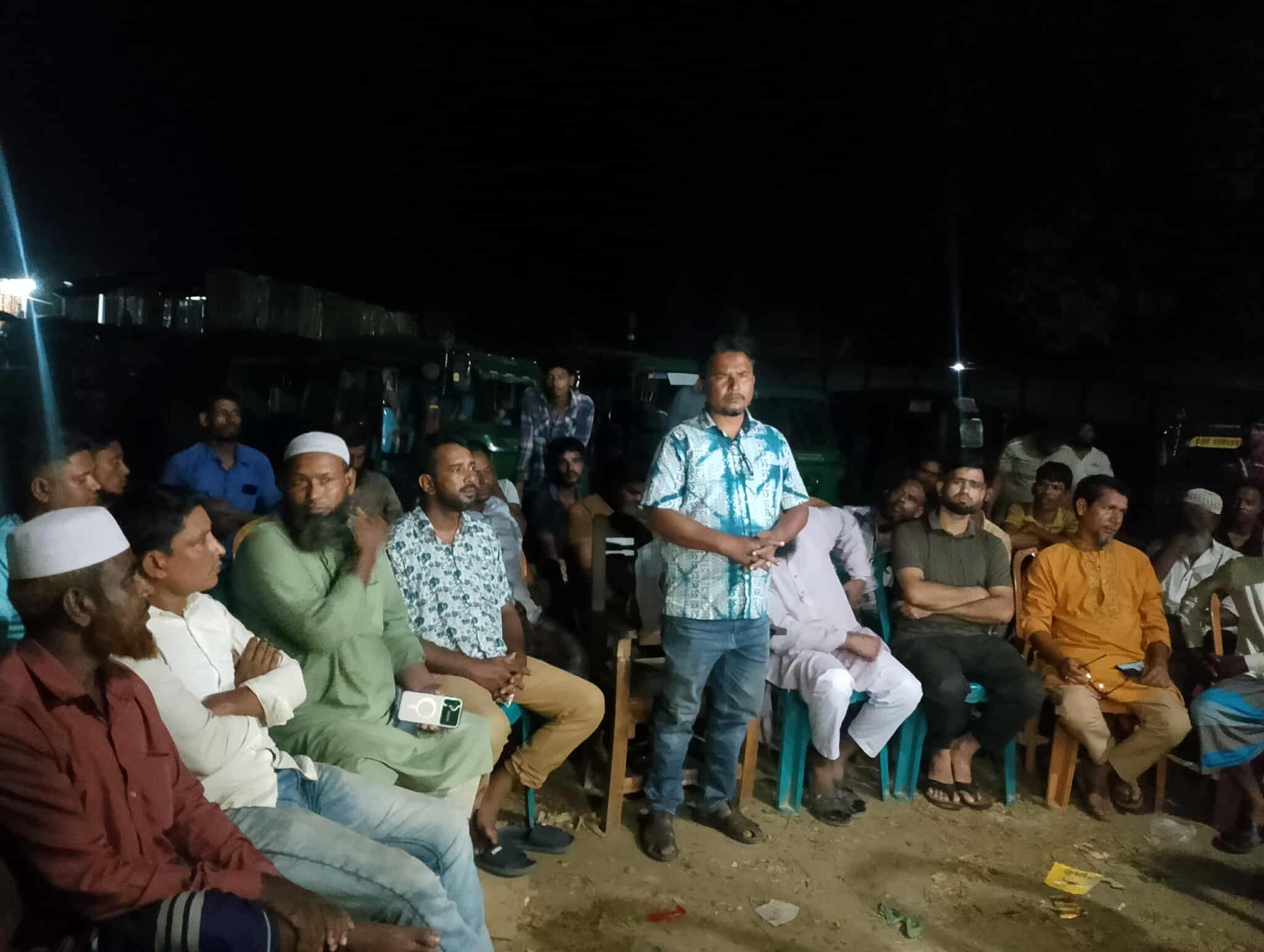 বানিয়াচংয়ে সিএনজি মালিক সমিতির নেতা এস আর সবুজ এর বিরুদ্ধে মিথ্যা সংবাদের প্রতিবাদে সভা