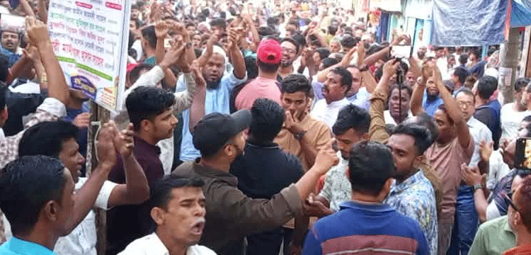 সুনামগঞ্জ-১ আসনে মাহবুবুর রহমানের মনোনয়নের দাবিতে গণ-মিছিল