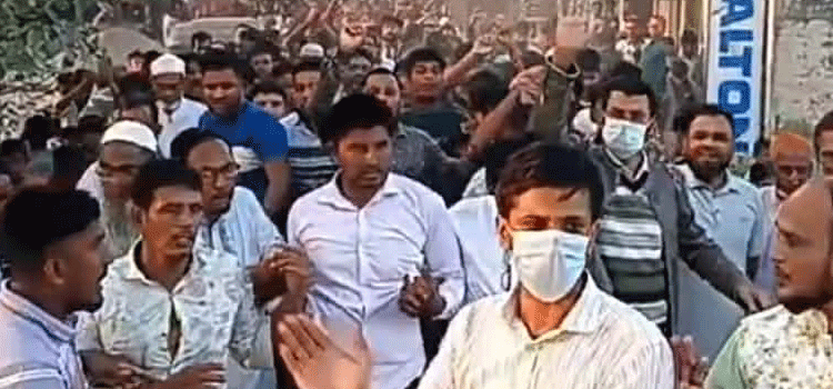 সুনামগঞ্জ-১ আসনে মাহবুবুর রহমানের মনোনয়ন দাবিতে গণ মিছিল