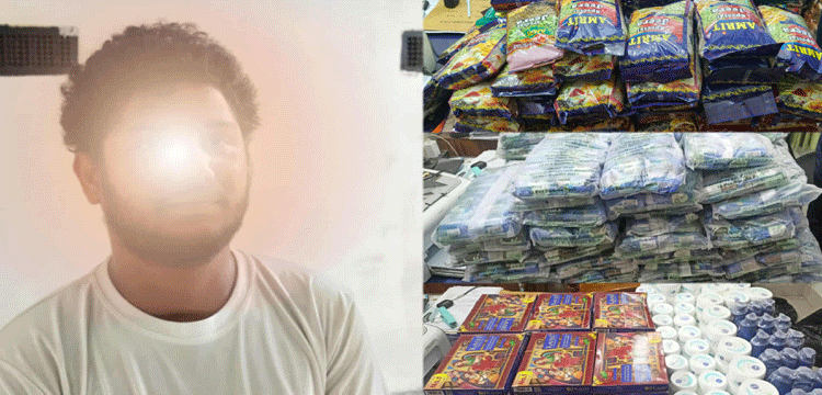 জৈন্তাপুরে পিকনিকে আসা বাস থেকে ভারতীয় পন্যসহ আটক -১