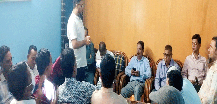 ছাতকে গণমাধ্যমকর্মীদের সাথে মিলনের মতবিনিময়