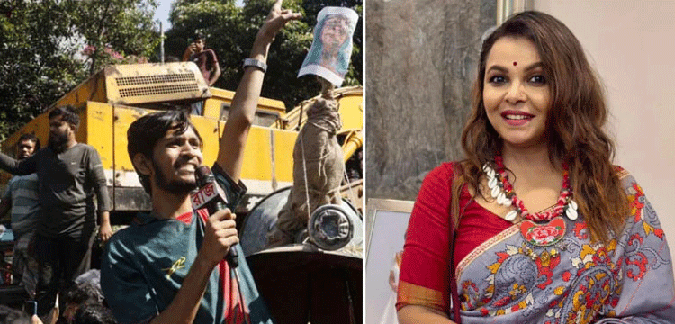 ৩২ নম্বরে বুলডোজার নিয়ে যাওয়া দলকে ‘রাজাকার’ আখ্যা শাওনের