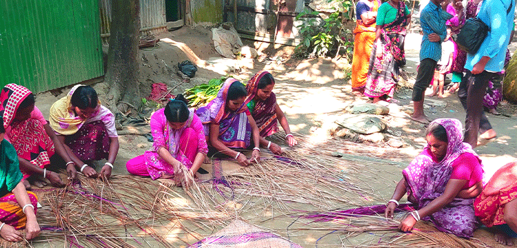 বিলুপ্তির পথে জামালগঞ্জের ঐতিহ্যবাহী শীতলপাটি শিল্প