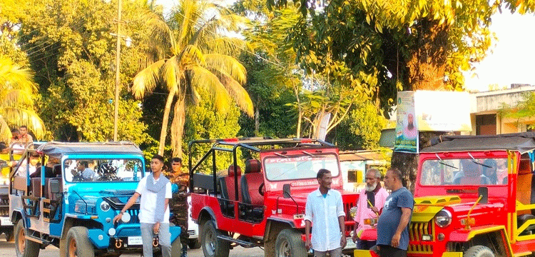 শ্রীমঙ্গলে পর্যটকদের নতুন আকর্ষণ চাঁদের গাড়ি