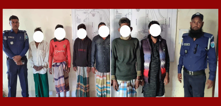 বড়লেখায় পরোয়ানাভুক্ত ৪ আসামীসহ গ্রেফতার ৮