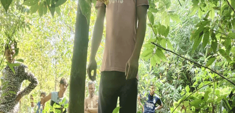 জৈন্তাপুরে গাছের সঙ্গে ফাঁস দিয়ে যুবকের আত্মহত্যা