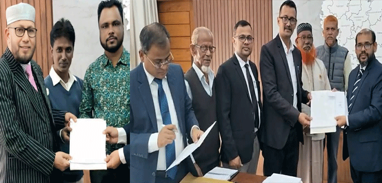 সুনামগঞ্জ -৪ ও ৫ আসনে জাতীয়পার্টির দুই প্রার্থীর মনোনয়নপত্র দাখিল