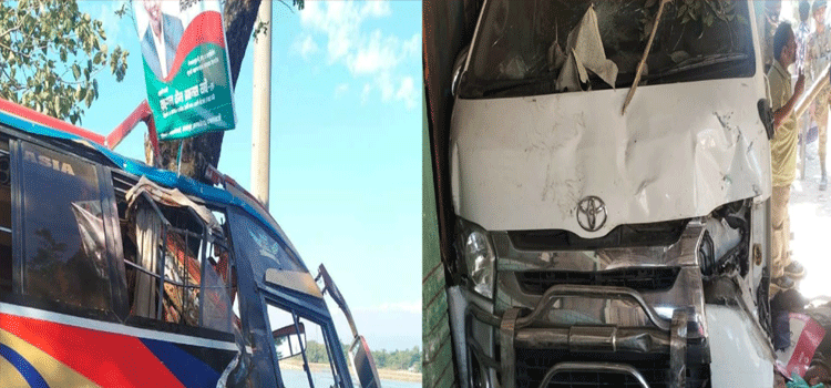 জৈন্তাপুরে পৃথক দুই সড়ক দুর্ঘটনায় নিহত -২ আহত ২০