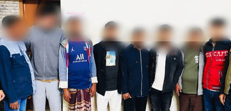 সিলেটে জুয়ায় আসর থেকে ৮ যুবক গ্রেফতার
