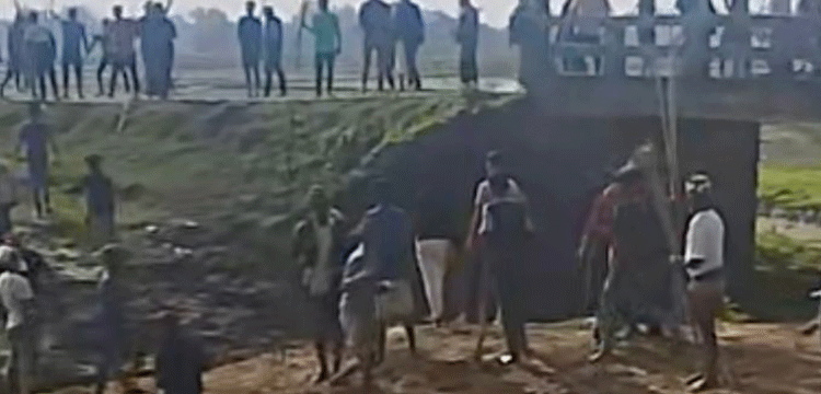 জগন্নাথপুরে গাড়ি ভাড়াকে কেন্দ্র করে দুই গ্রামবাসীর সংঘর্ষ,আহত ৩০