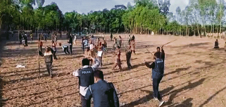 নবীগঞ্জে জমি নিয়ে দুইপক্ষের সংঘর্ষ, আহত অর্ধশতাধিক