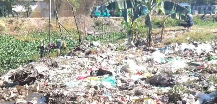 চুনারুঘাটের বধ্যভূমি এখন ময়লার ভাগাড়