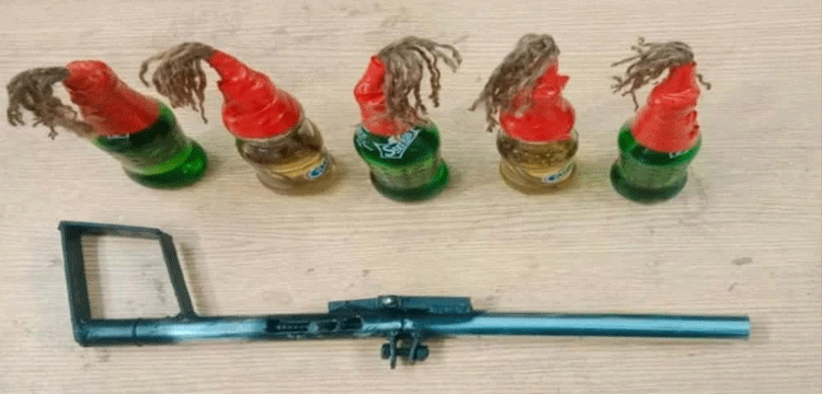 সিলেটে যাত্রী ছাউনি থেকে পেট্রোল বোমা ও আগ্নেয়াস্ত্র উদ্ধার