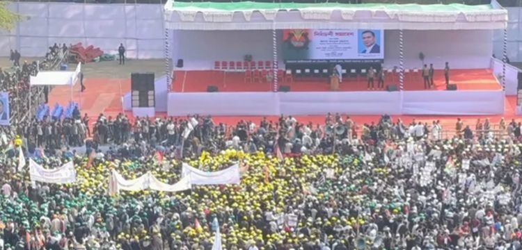 আলিয়ার মাঠে জনতার ঢল