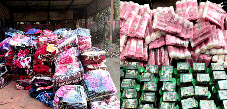 জৈন্তাপুরে আড়াই লক্ষাধিক টাকার চোরাচালানি পণ্য জব্দ, মালিক পলাতক