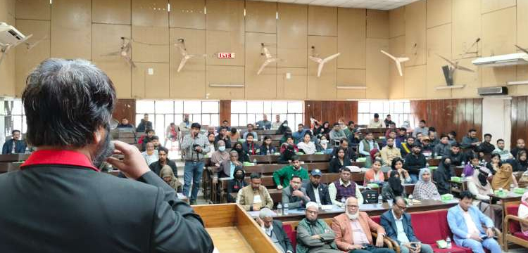 শাবিপ্রবিতে আধুনিক ভাষা ইনস্টিটিউটের নবীনবরণ অনুষ্ঠিত