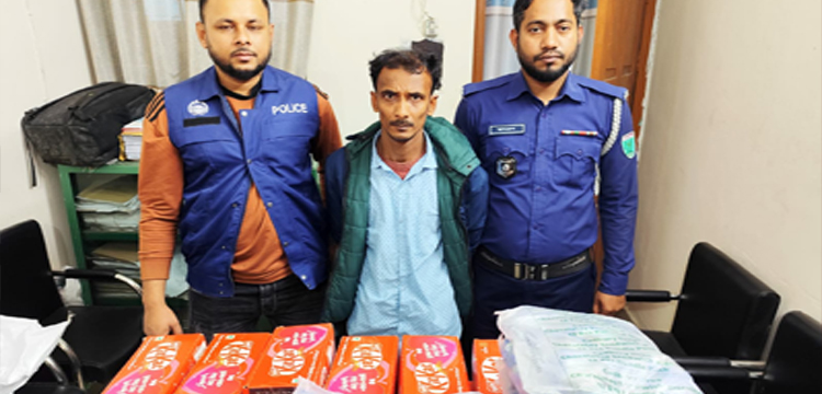 জৈন্তাপুরে চেকপোস্টে ভারতীয় চোরাই পণ্যসহ এক ব্যক্তি গ্রেফতার