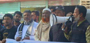 জামালগঞ্জে স্থায়ী সিএনজি স্ট্যান্ড স্থাপনের দাবিতে মানববন্ধন