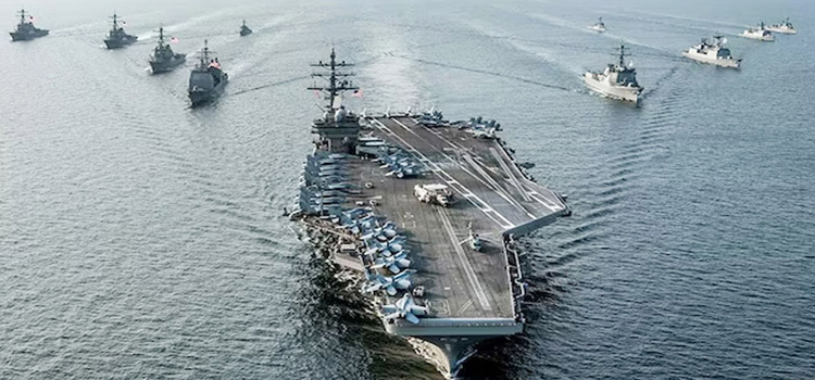 ইরানের উদ্দেশে যুদ্ধজাহাজের বড় বহর পাঠানো হয়েছে : ট্রাম্প