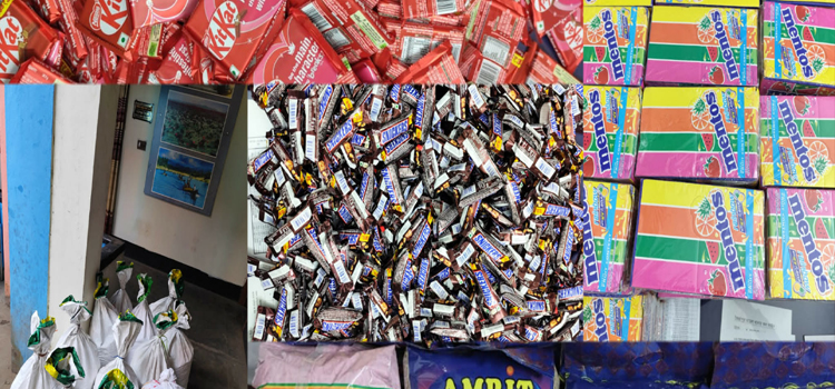 জৈন্তাপুরে আড়াই লাখ টাকার ভারতীয় পণ্য জব্দ, একজন গ্রেপ্তার