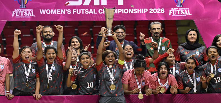 ছাদখোলা বাসে সংবর্ধনা পাবে সাফ চ্যাম্পিয়ন ফুটসাল দল