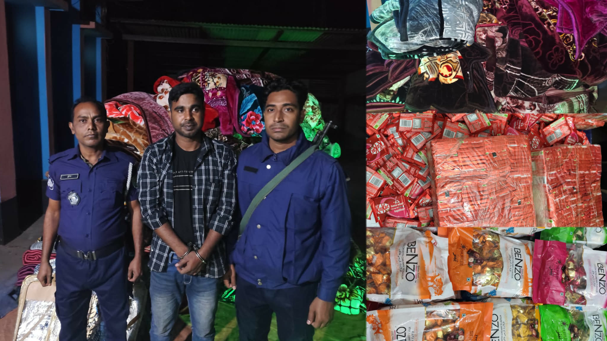 জৈন্তাপুরে পৃথক দুই অভিযানে ভারতীয় চোরাইপন্য সহ আটক -২