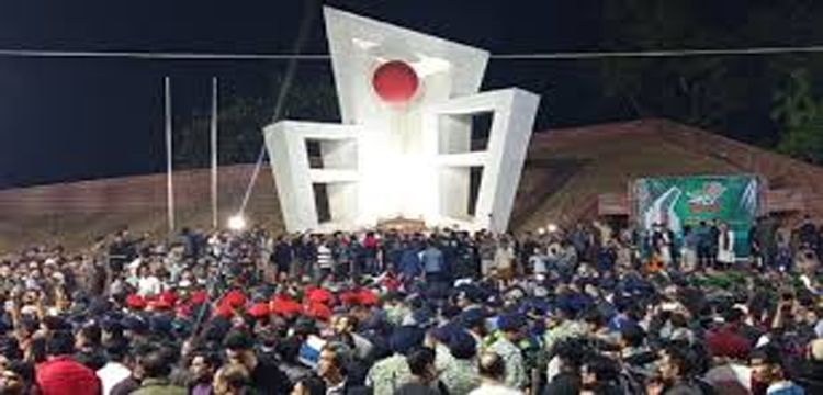 ১৮ মাস পর লোকে লোকারণ্য সিলেট কেন্দ্রীয় শহীদ মিনার