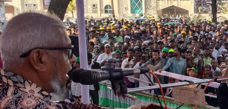 গোয়াইনঘাটে আরিফুল হক চৌধুরীর নির্বাচনী জনসভা: উন্নয়নের প্রতিশ্রুতি